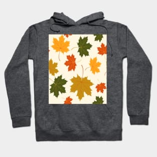 Cool Autumn fall golden leaves design Hoodie